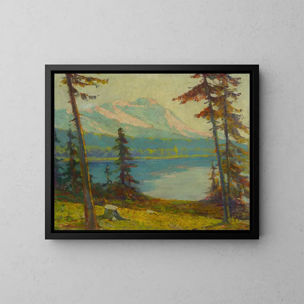 Lac des montagnes Tatra - Ludovit Ordok — ingelijst kunstwerk aan de muur