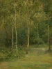 Landschap met kleine berkenbomen - Ludovit Ordok — weergave van het kunstwerk