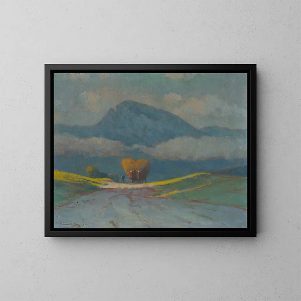 L'Appel du blé - Ludovit Ordok — ingelijst kunstwerk aan de muur
