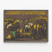 Vintage poster advertising Wolfensberger Zurich moving — framed artwork on a wall