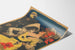 Vintage poster van Pierrot en jonge vrouw in gele jurk