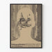 Vintage universiteitsstudenten kunsttentoonstellingsposter
