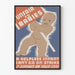 Vintage Poster Unfair to Babies – Illustration of a Distressed Baby
