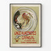 Vintage poster van jonge carnavalartiesten 1904