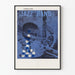 Vintage poster jazzband Universiteit van Denver