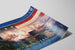 Commemorative poster celebrating 150 years of USS Monitor - Historical wall decoration — artwork view