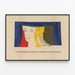 Vintage Poster of the World Youth Festival Warsaw 1955 — framed artwork on a wall