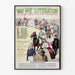 Noorse literaire vintage poster - 12 dichters uit de 20e eeuw