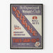 Poster Vaudeville Hollywood Vrouwenclub Concert