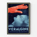 Vintage artistieke poster VÉRALGINE voorschrift voor rust