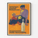 Originele vintage poster voor een hygiënische zuigvoeding