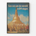 Vintage Poster Reis om de 80 Dagen met 3D Foto's Shell