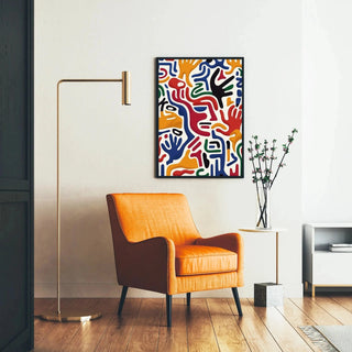 Pop Art Poster - Movement of the Hands