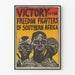 Poster Overwinning voor de Vrijheidsstrijders van Zuidelijk Afrika - Vintage geëngageerde decoratie