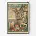Vintage poster 41e Federale Gymnastiekfeest Nancy 1919