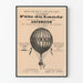Vintage Poster of the Landy Festival 1876, Balloon Ascent, Siege of Paris