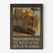 Vintage Poster Bezoek Gent en Kunststeden van Oost-Vlaanderen