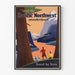 Vintage poster Noordwest-Pacific reis per trein
