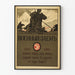 Oud Russisch cavalerie militaire poster voor oorlogsuitlening
