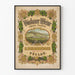 Vintage poster van wijngaard R. Schlumberger in Vöslau
