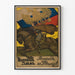 Vintage Russische militaire poster - Vooruit voor het vaderland