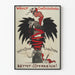 Duitse christelijk-sociale vintage politieke propagandaposter