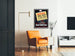 Vintage poster waarschuwingsbord Schistosomiase