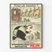 Duitse vintage poster over huisvesting en bouwinitiatief