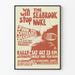 Poster tegen nucleaire activisten Seabrook Citizens Occupation