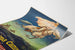 Vintage poster White Thunder met ruiter en wit paard