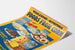 Vintage poster gezonde voeding op basis van maïs