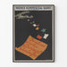 Vintage poster van Wiener Kommerzial-Bank met vliegtuig en gekleurde letters