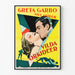 Vintage filmposter Greta Garbo Orchideeën Wild