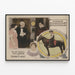 Vintage poster of William Duncan and Edith Johnson in Playing It Wild — framed artwork on a wall