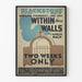 Vintage Poster Theater Binnen Deze Muren