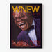 Poster WNEW AM 1130 Chicago Jazz - Expressive Portrait of a Musician