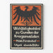 Vintage poster voor liefdadigheidsevenement voor oorlogsinvaliden