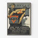 Vintage poster van Workers YMCA en de Rode Driehoek