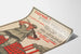 Vintage Sovjetrevolutionair poster met arbeider en fabriek