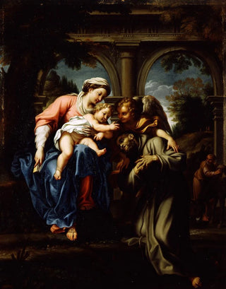 workshop of Annibale Carracci - Vision of Saint Francis.webp