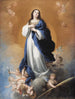 L'Onbevlekte Ontvangenis - Atelier van Bartolomé Esteban Murillo — weergave van het kunstwerk