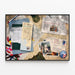 Decorative Poster Peace Corps - Inspiration and Commitment — framed artwork on a wall