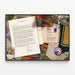Vintage poster Peace Corps - Brief en badge — ingelijst kunstwerk aan de muur