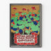 Vintage bloemrijke poster voor tentoonstelling en ambachtelijke markt in Zakopane 1905
