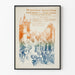 Vintage poster van de Industriële Liturgische Tentoonstelling in Lviv 1909