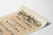Oude poster tentoonstelling Poolse gravures 1914 wanddecoratie