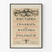 Oude poster tentoonstelling Poolse gravures 1914 wanddecoratie