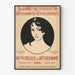 Vintage affiche kunsttentoonstelling Düsseldorf 1899