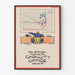 Vintage bureauposter en grafieken Capacity Office