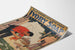 Vintage reclameposter voor Ivory Soap drijvend